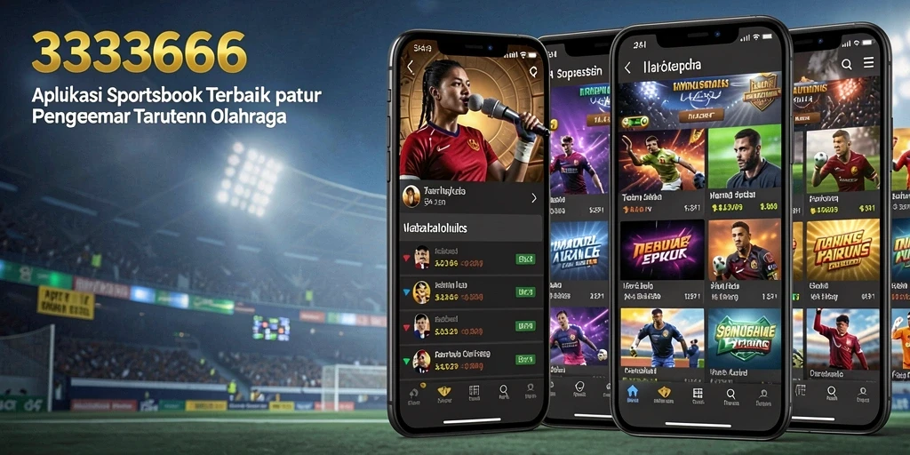 Tampilan antarmuka aplikasi 333666 menunjukkan berbagai pilihan taruhan olahraga.
