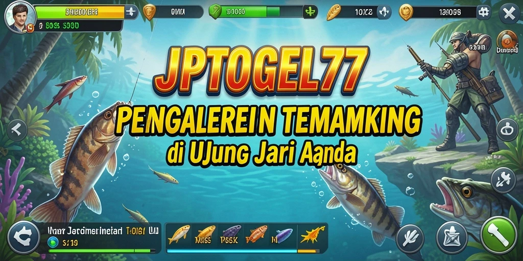 Tampilan gameplay menarik yang menggambarkan pengalaman memancing seru di JPTOGEL77.