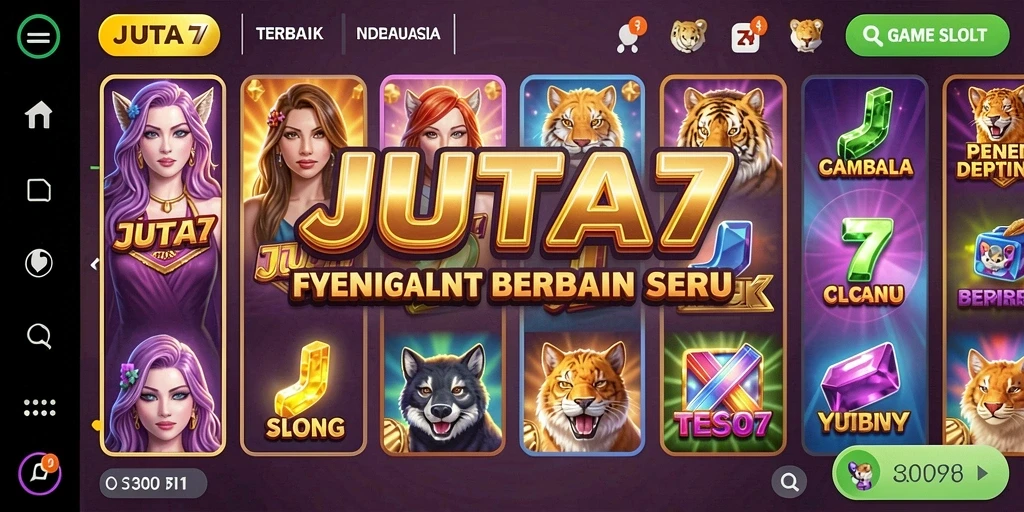 Tampilan menarik dari gameplay Slot JUTA7 yang menawan.