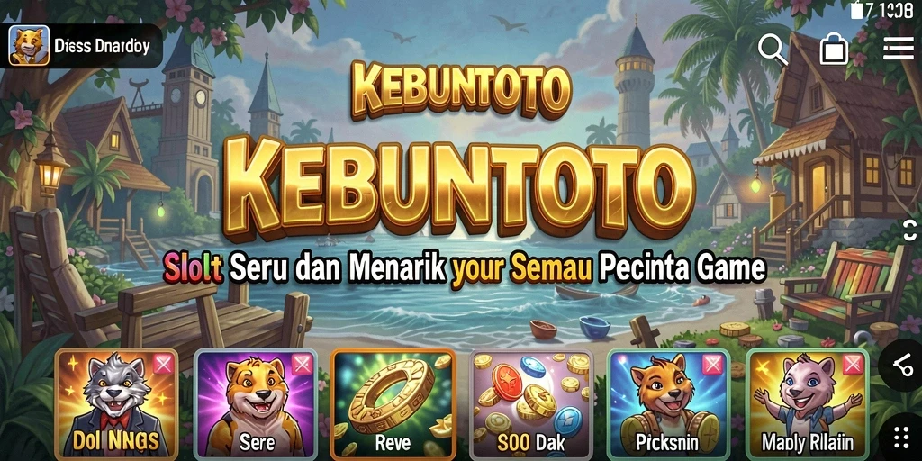 Tampilan menarik dari gameplay Slot KEBUNTOTO yang penuh aksi.