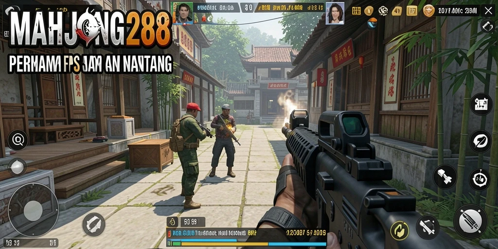 Tampilan gameplay intens di MAHJONG288 yang penuh aksi.