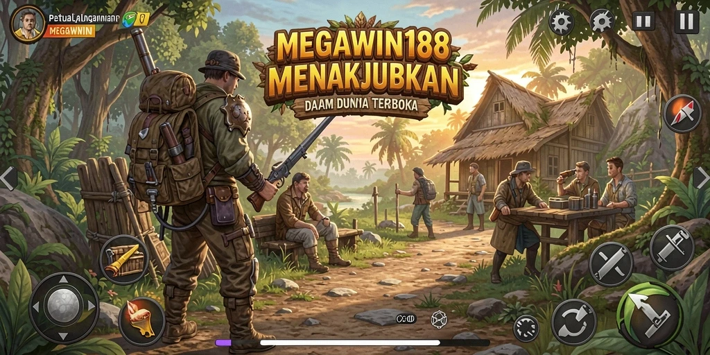 Tampilan gameplay epik di dunia terbuka MEGAWIN188.