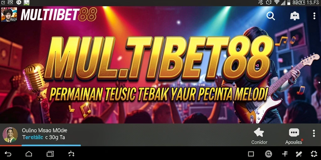 Tampilan gameplay seru dari MULTIBET88 dengan berbagai pilihan lagu.