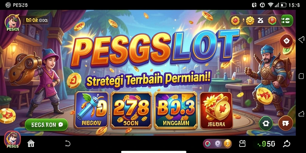 Tampilan gameplay PESGSLOT dalam aksi strategi yang mendebarkan.