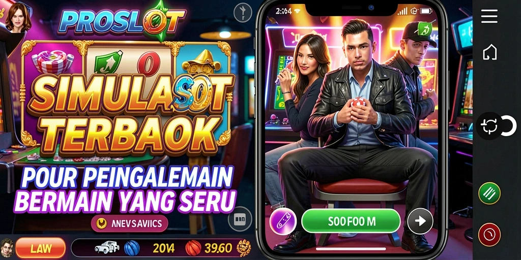 Tampilan menarik dari gameplay PROSLOT dengan mesin slot beragam.