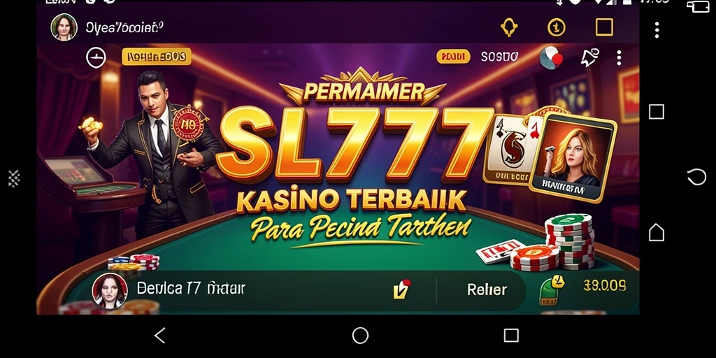 Tampilan menarik dari gameplay Kasino di SL777.