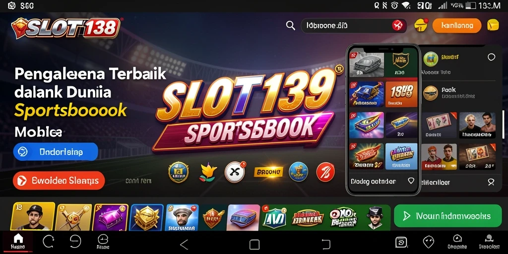 Tampilan gameplay menarik dari aplikasi Sportsbook SLOT138.