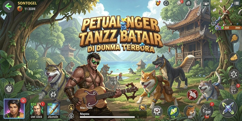 Tangkapan layar menampilkan momen seru dalam gameplay Open World.