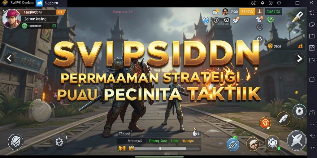 Tampilan gameplay dari SVIPSIDN yang menegangkan dan penuh strategi.
