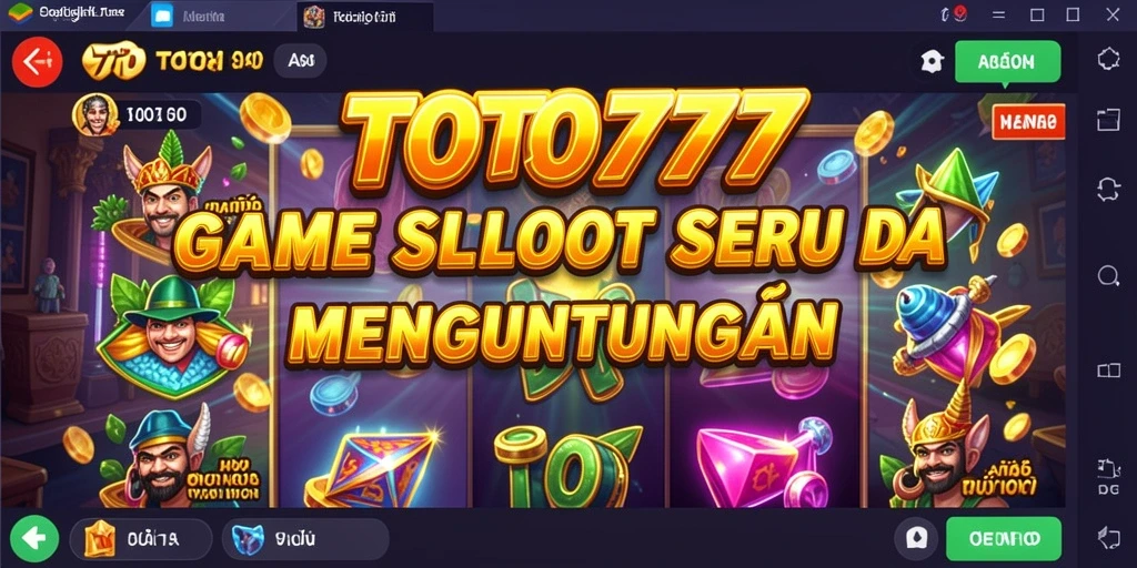 Gameplay TOTO777 menunjukkan keseruan bermain Slot yang mendebarkan.