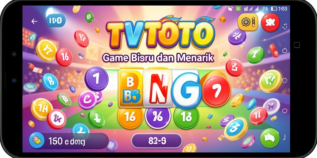 Tampilan utama gameplay TVTOTO yang seru dan interaktif.
