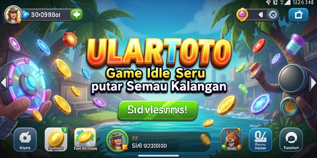 Tampilan gameplay seru dan penuh strategi dalam ULARTOTO.