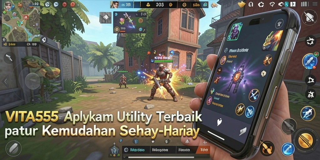 Tampilan antarmuka VITA555 yang mudah digunakan dan menarik.