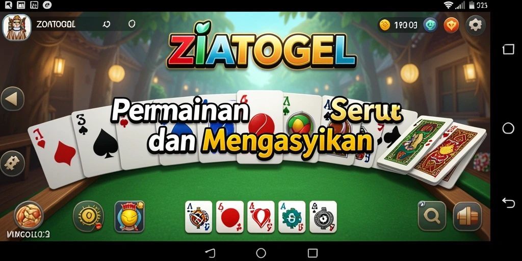 Tampilan gameplay seru dalam ZIATOGEL dengan teman-teman.